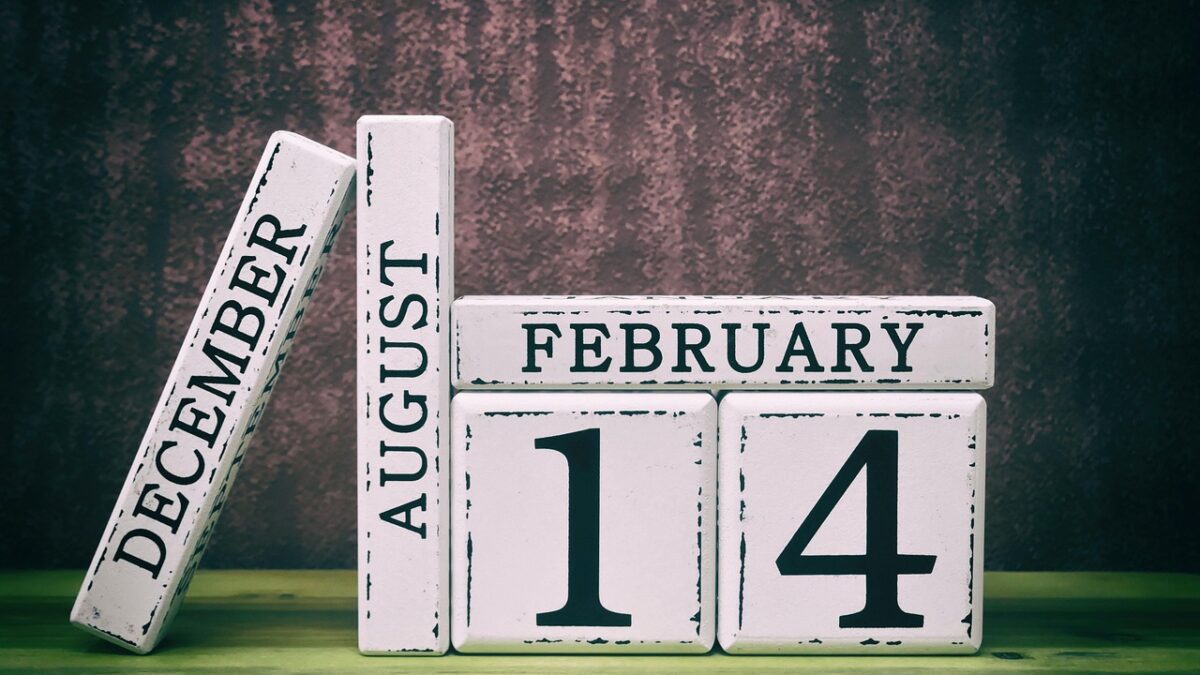 calendar counting days