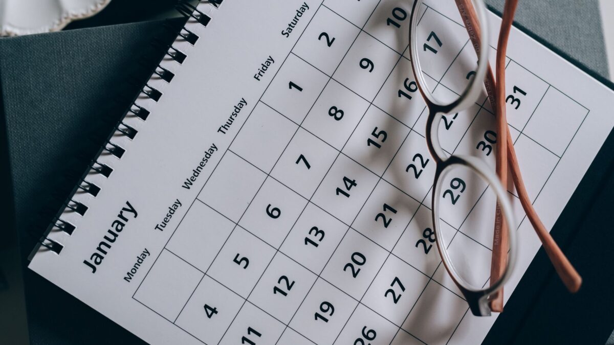 calendar planning 14 weeks
