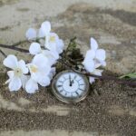 clock with moving hands