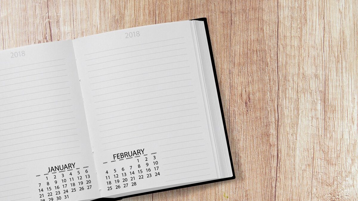 28 day planning calendar