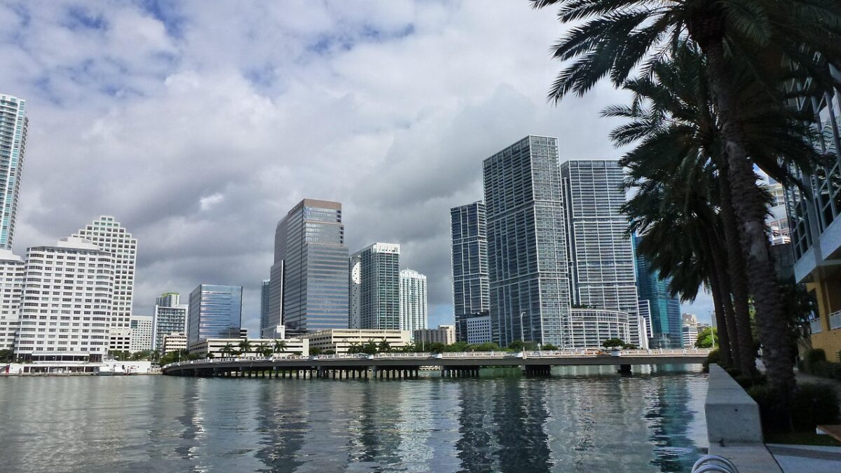 miami sunset skyline