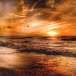 sunset horizon