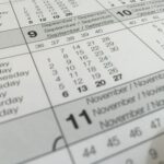 40 week timeline calendar